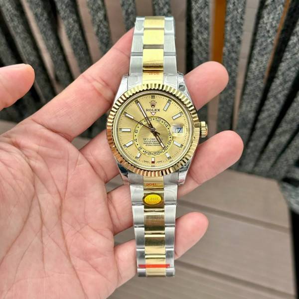 Superclone Rolex Sky-Dweller Champagne Dial 336933