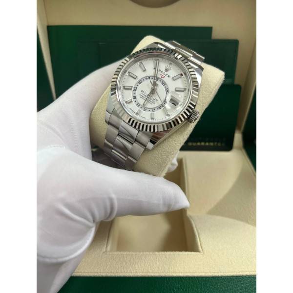 Superclone Rolex Sky-Dweller Intense white Dial 336934