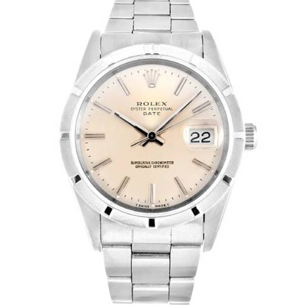 CollectRolex Oyster Perpetual Date Silver Dial 15210 34 mm