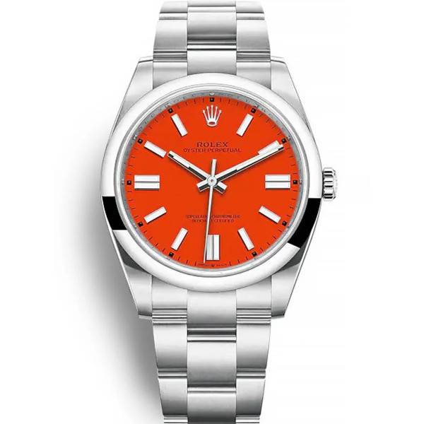 CollectRolex Oyster Perpetual Lady Coral Red Dial 126000 36 mm