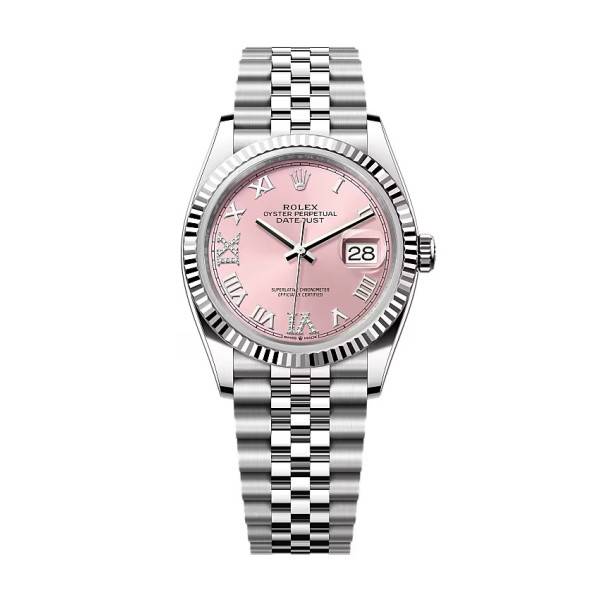 Rolex Datejust Pink Roman Dial 126234-0031 36 mm
