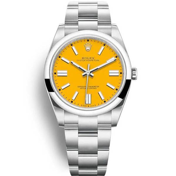 CollectRolex Oyster Perpetual Yellow Dial 124300 41 mm