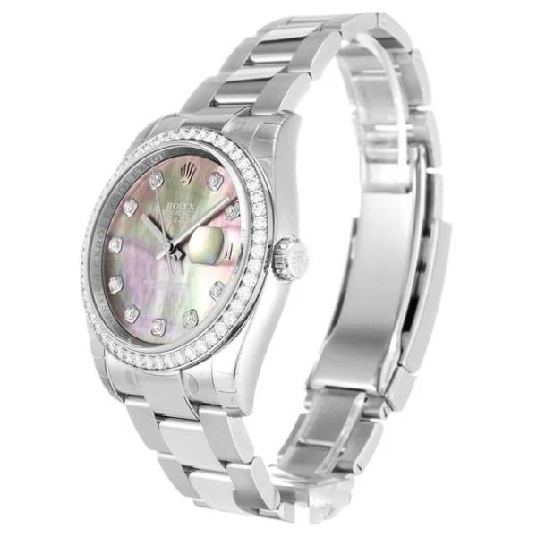 CollectRolex Datejust Mother of Pearl – Black Dial 116244 36 mm