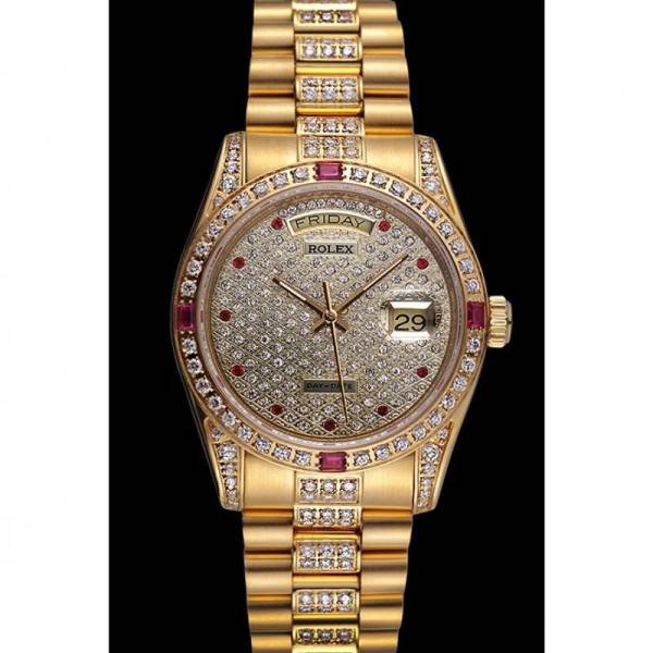 Superclone Rolex Day-Date Diamond Dial 621614 37 mm