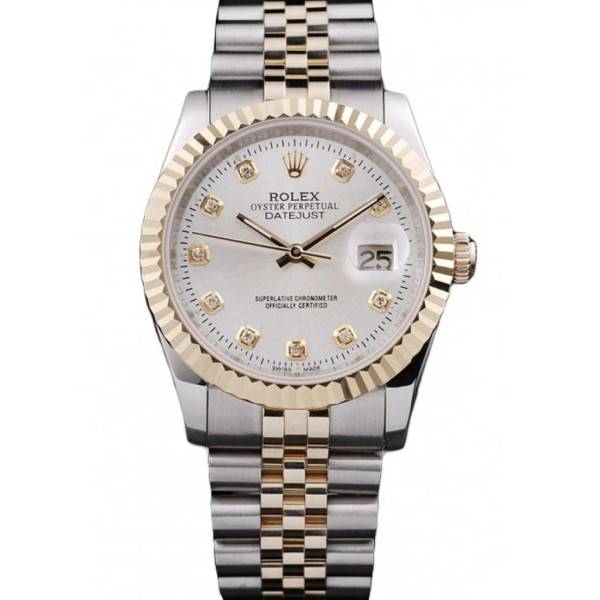 Rolex Datejust White Dial SRL10 36 mm