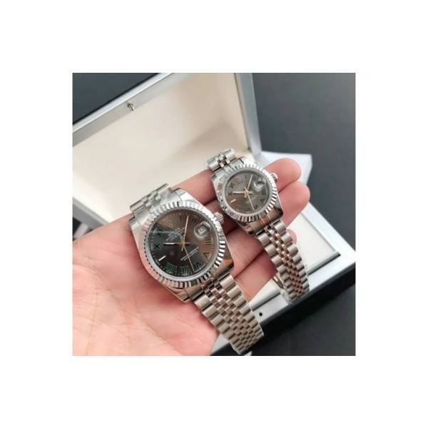 CollectRolex Datejust SS/SS Jub Grey/Rmn 36/28 mm