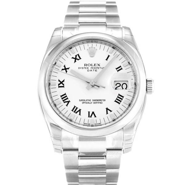 CollectRolex Oyster Perpetual Date White Dial 115200 34 mm