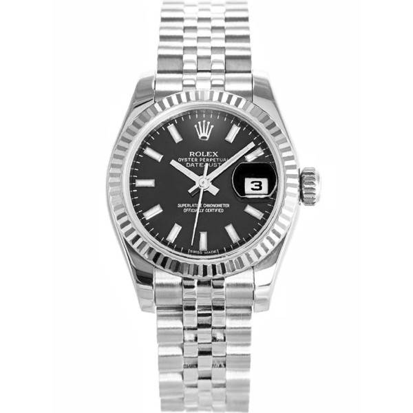 CollectRolex Datejust Black Dial 179174 26 mm