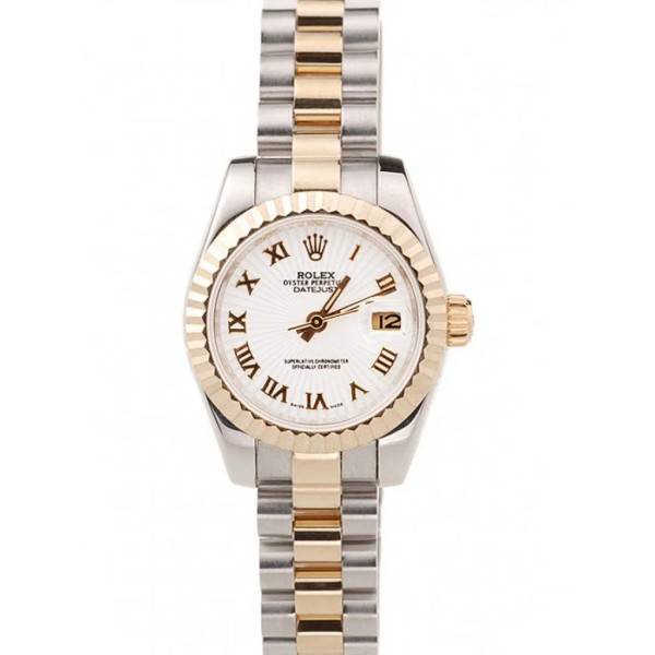 Rolex Datejust White Dial SRL104 26 mm