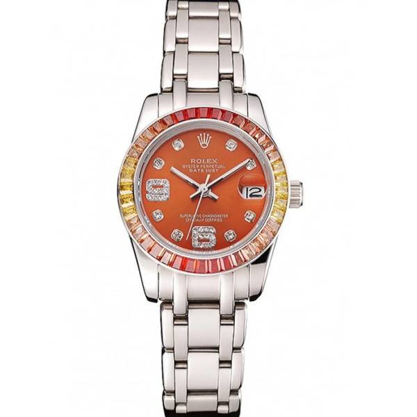 CollectRolex Datejust Orange Dial REP016821 33 mm