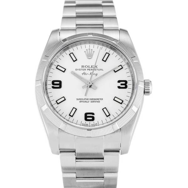CollectRolex Air-King White Dial 114210