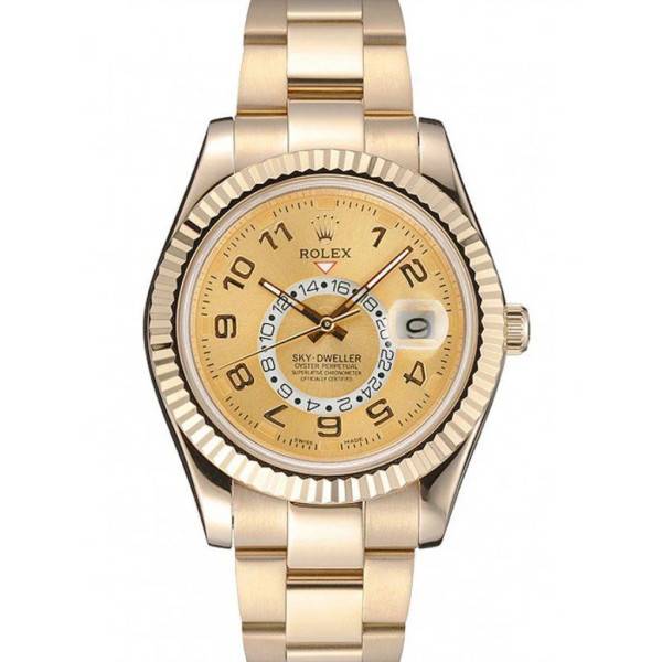 CollectRolex Sky-Dweller Gold Dial 80243