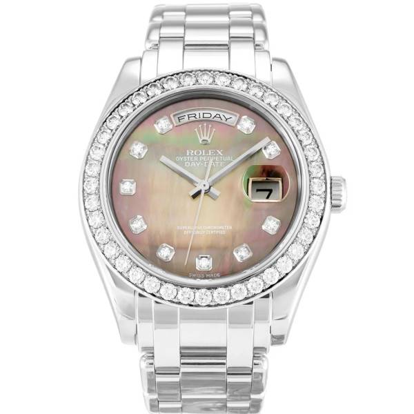 CollectRolex Day-Date Mother of Pearl – Black Dial 18946 36 mm