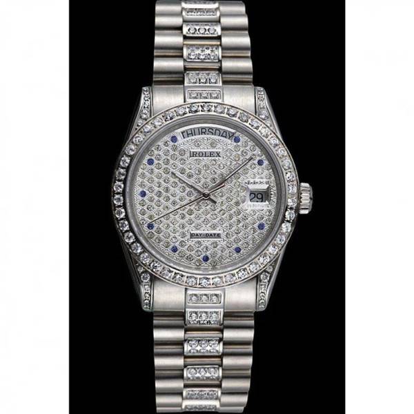 Superclone Rolex Day-Date Diamond Dial 621612 37 mm