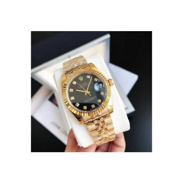 CollectRolex Datejust RG/RG Jub Black/Dial 36/28 mm