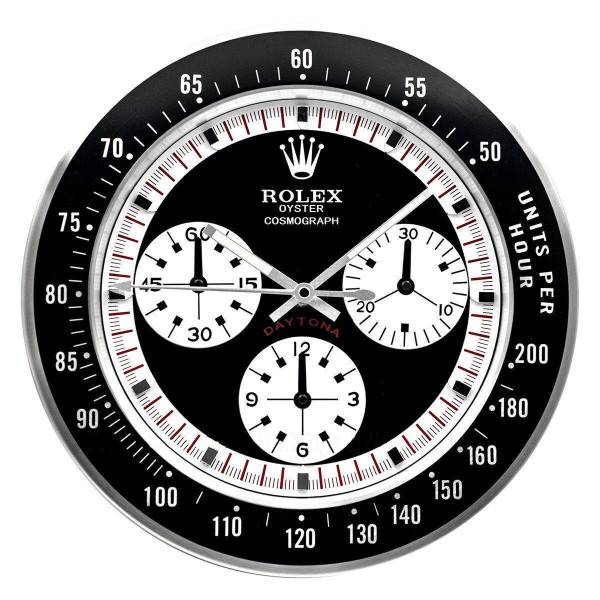 ROLEX WALL CLOCK – DAYTONA PAUL NEWMAN BLACK