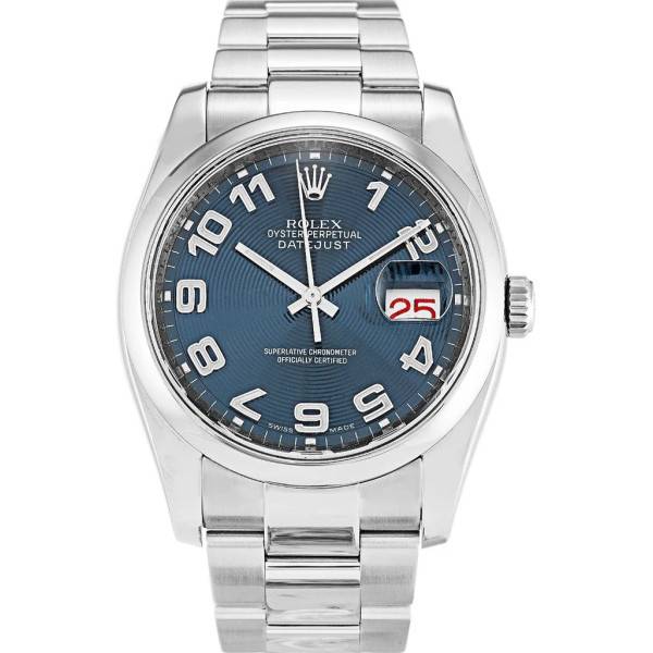 CollectRolex Datejust Blue Concentric Dial 116200 36 mm