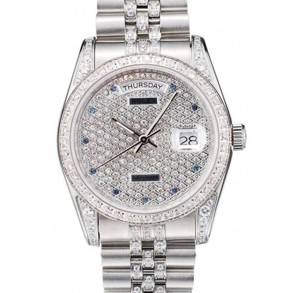 CollectRolex Day-Date Diamond Dial 41985 36 mm