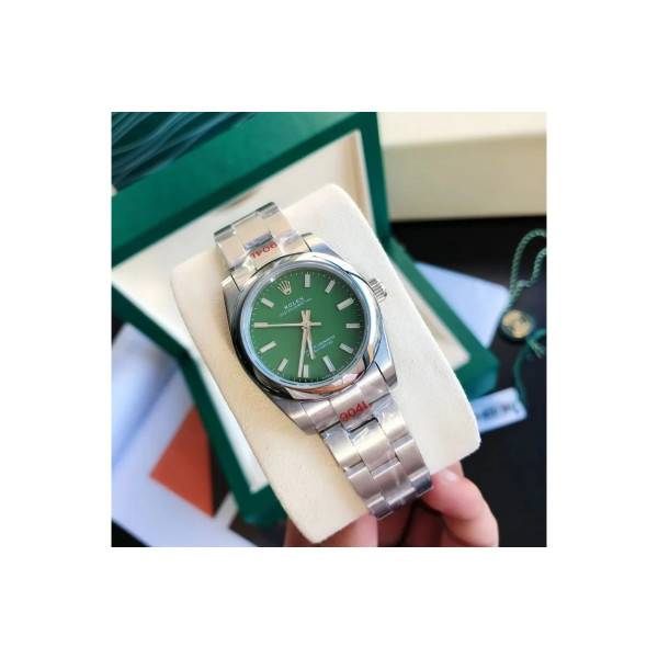 CollectRolex Oyster Perpetual SS/SS Green/Stk 31/41 mm