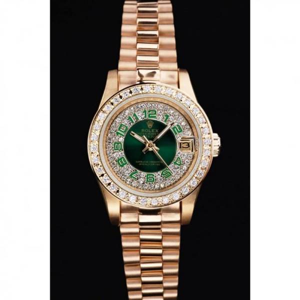 CollectRolex Datejust Green Dial RL39 28 mm