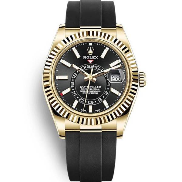 Superclone Rolex Sky-Dweller Black Dial 326238