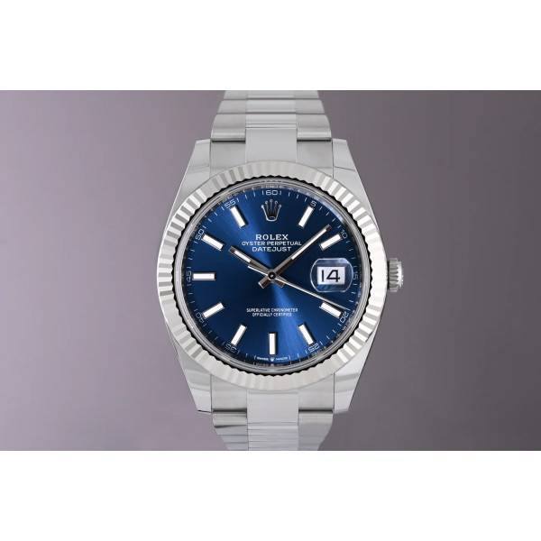 CollectRolex Datejust Blue Dial 126334 Oyster 41 mm