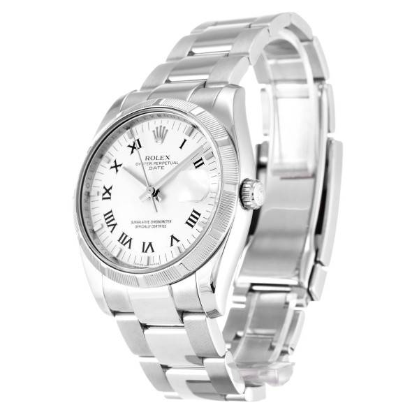 CollectRolex Oyster Perpetual Date White Dial 115210 34 mm