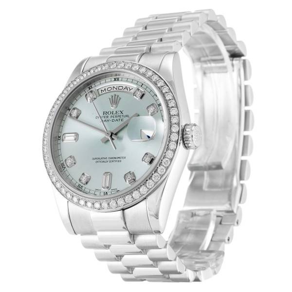 CollectRolex Day-Date Blue Dial 118346 36 mm