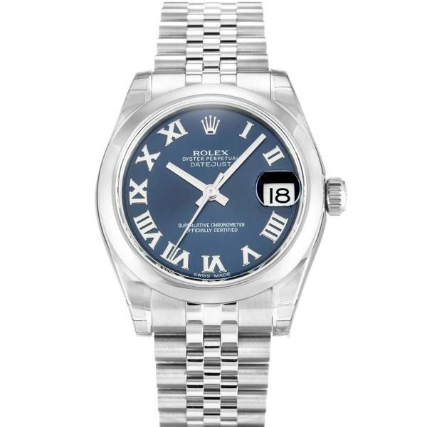CollectRolex Lady-Datejust Blue Dial 178240 Jubilee 30 mm