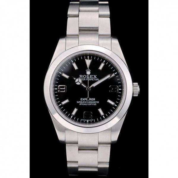 Superclone Rolex Explorer Black Dial 42002