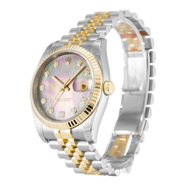 CollectRolex Datejust Mother of Pearl – Black Dial 116233 36 mm