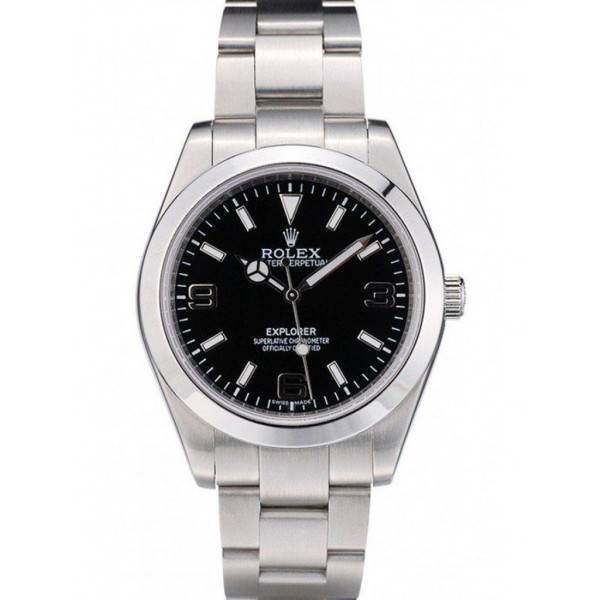 Superclone Rolex Explorer Black Dial 42002