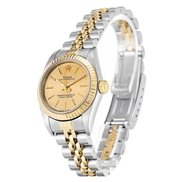 CollectRolex Oyster Perpetual Lady Gold Dial 76193 24 mm