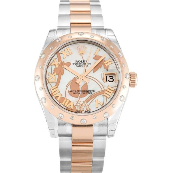 CollectRolex Lady-Datejust White Floral Dial 178341 31 mm