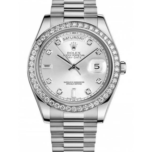 CollectRolex Day-Date Silver Dial 118346 36 mm