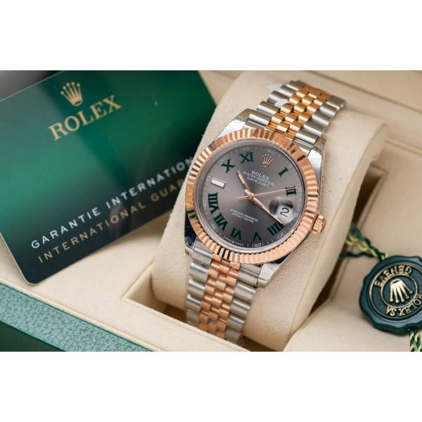 Rolex Datejust Slate Roman Dial 126331-0016 41 mm