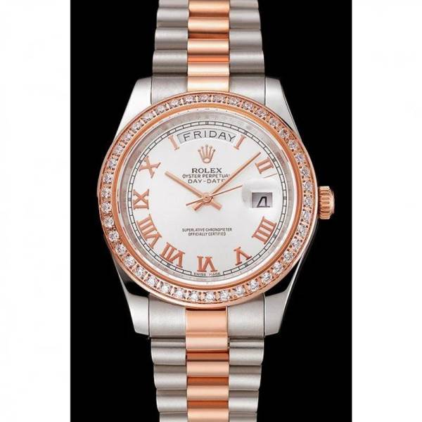 Superclone Rolex Day-Date White Dial 1454108 40 mm