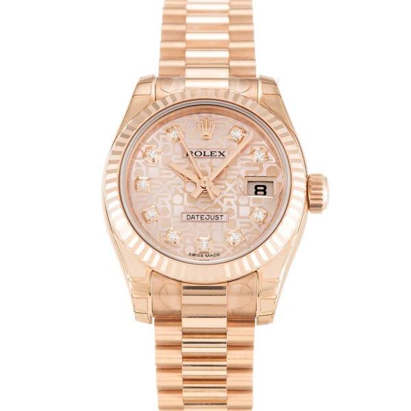 CollectRolex Lady-Datejust Rose Dial 179175 26 mm