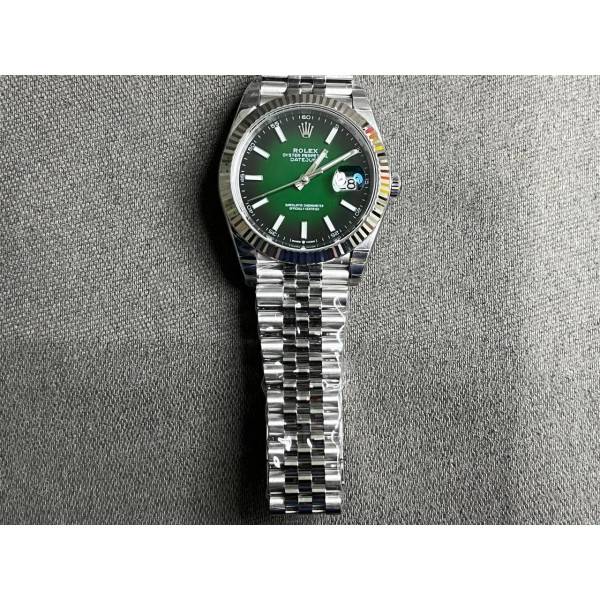 Rolex Datejust 41 Green Ombré Dial (2026) Jubilee