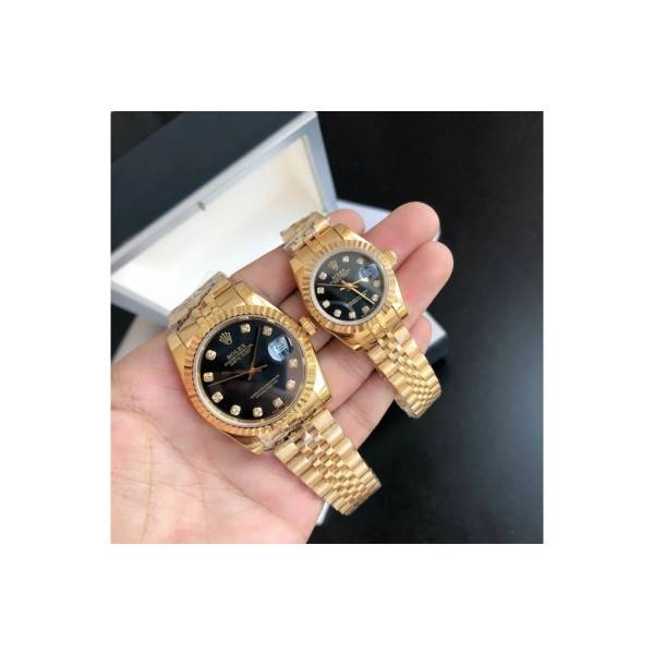 CollectRolex Datejust RG/RG Jub Black/Dial 36/28 mm