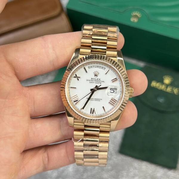 Superclone Rolex Day-Date White Dial 228238-0042 40 mm
