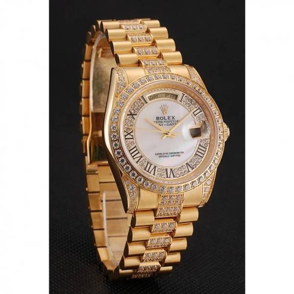 Superclone Rolex Day-Date White Dial 1453958 37 mm