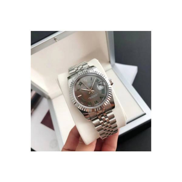 CollectRolex Datejust SS/SS Jub Grey/Rmn 36/28 mm