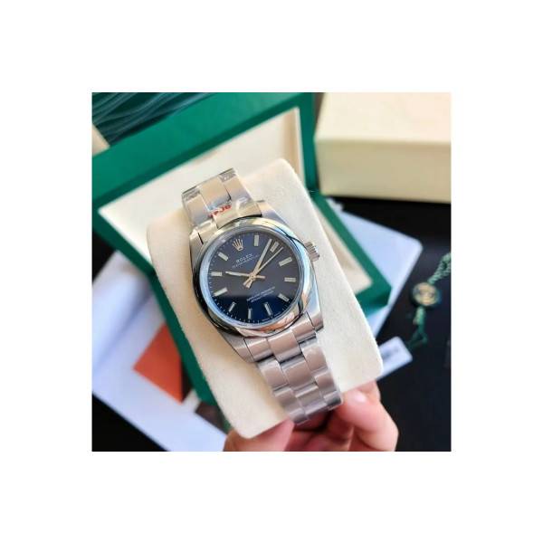 CollectRolex Oyster Perpetual SS/SS Blue/Stk 31/41 mm