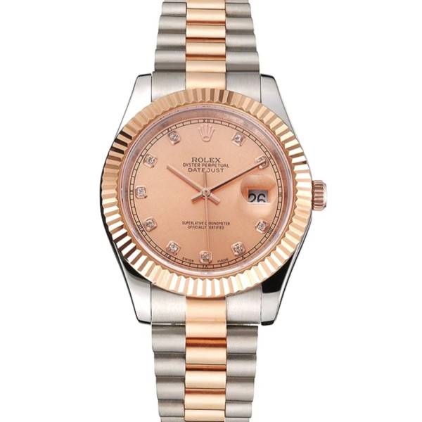 Rolex Datejust Rose-Gold Dial REP016816 41 mm