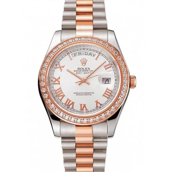 Superclone Rolex Day-Date White Dial 1454108 40 mm