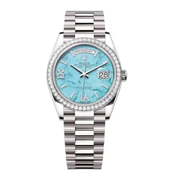 CollectRolex Day-Date Turquoise Dial 128349RBR 36 mm