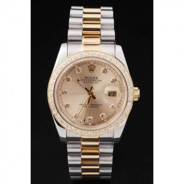 Rolex Datejust Gold Dial SRL40 36 mm