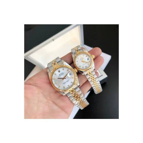 CollectRolex Datejust RG/SS Jub Sliver/Dia 36/28 mm