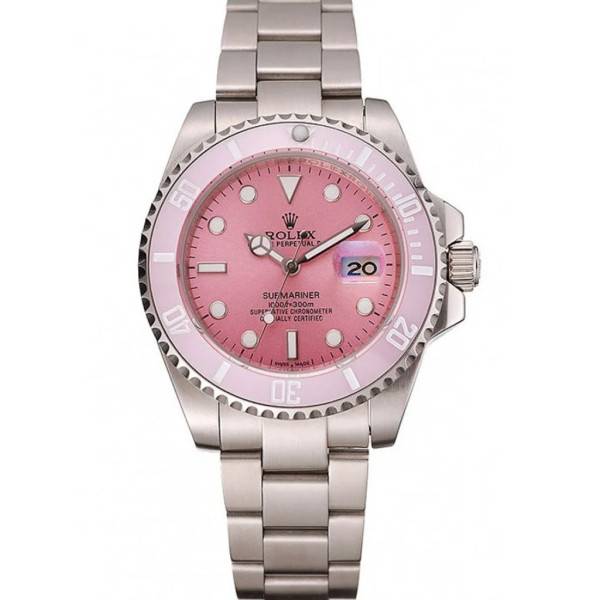 Superclone Rolex Submariner Pink Dial 1453980